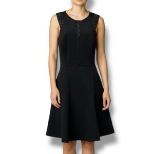 Rebecca Taylor LBD Little Black Cocktail Dress Lace sz 8